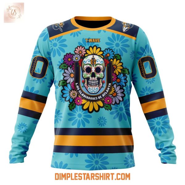 Atlanta Gladiators Dia De Muertos 2025 Hoodie Shirt