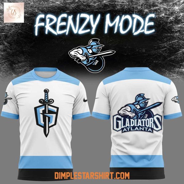 Atlanta Gladiators Frenzy Night Mode Uniform 2025 Hoodie Shirt