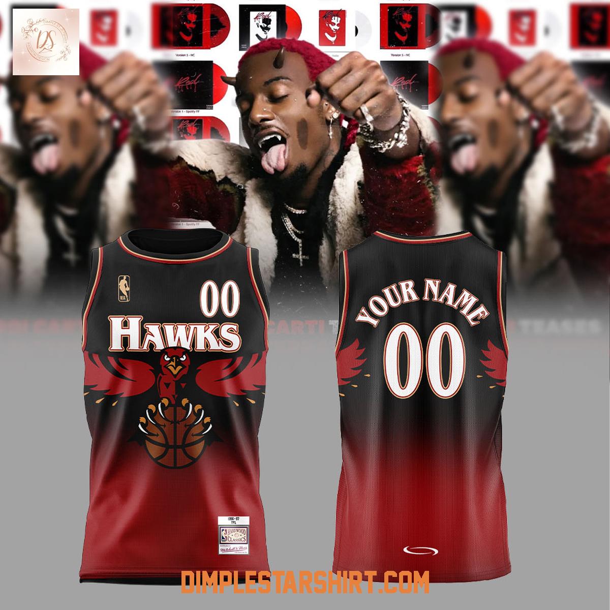 Atlanta Hawks x Playboi Carti Drop The Jersey 2025 Basketball Jersey Atlanta Hawks x Playboi Carti Drop The Jersey 2025 Basketball Jersey