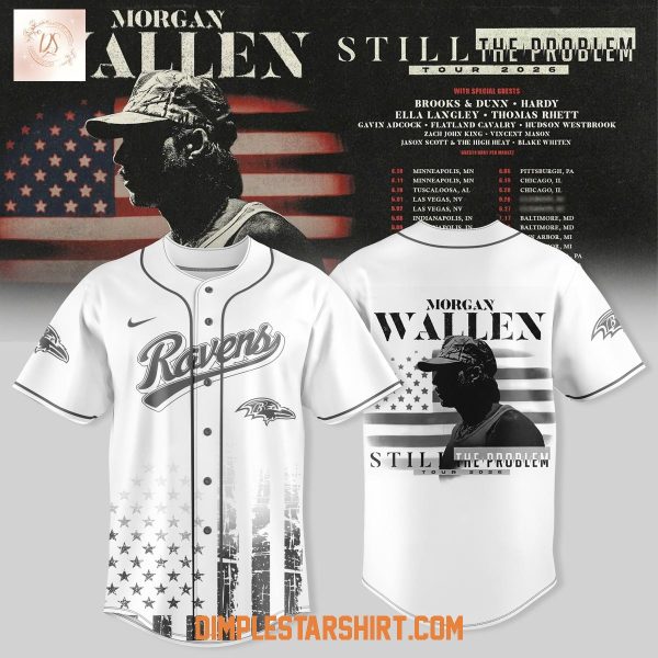 Baltimore Ravens x Morgan Wallen Still The Problem Tour 2026 Jersey
