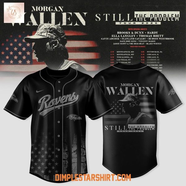 Baltimore Ravens x Morgan Wallen Still The Problem Tour 2026 Jersey
