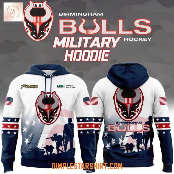 Birmingham Bulls 2025 Military Appreciation Night Hoodie T Shirt