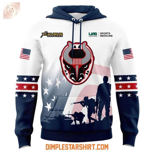 Birmingham Bulls 2025 Military Appreciation Night Hoodie T Shirt