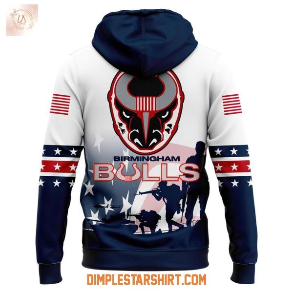 Birmingham Bulls 2025 Military Appreciation Night Hoodie T Shirt