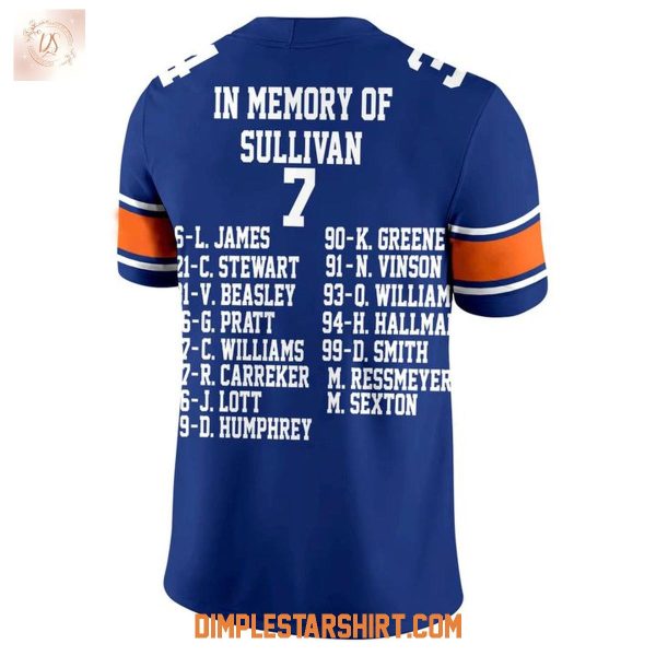 Bo Jackson Auburn Football In Memory Of Sullivan 7 Football Jersey