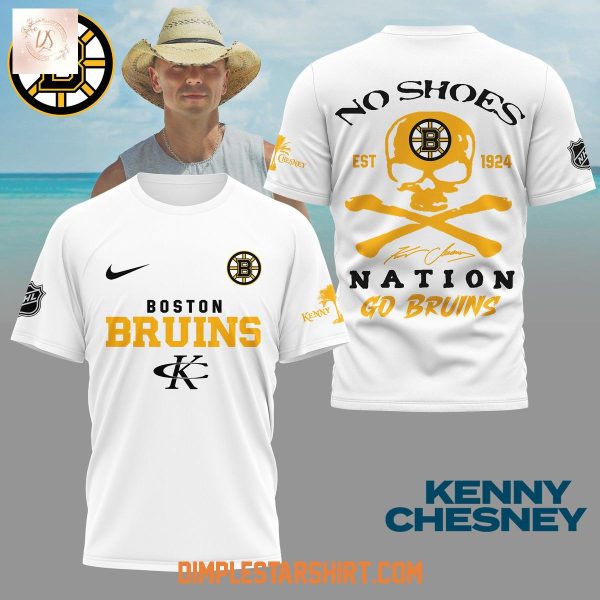 Boston Bruins x Kenny Chesney No Shoes Nation Shirt