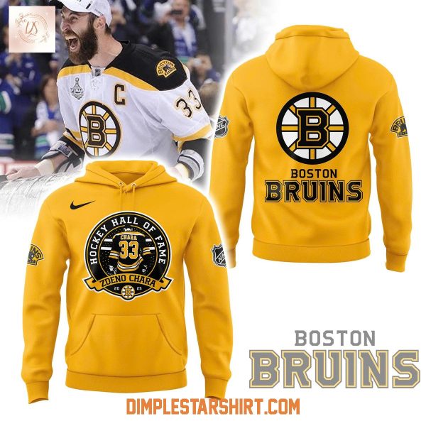 Boston Bruins x Zdeno Chara Hockey Hall Of Fame Hoodie Shirt