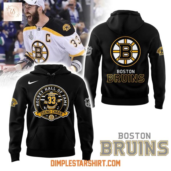 Boston Bruins x Zdeno Chara Hockey Hall Of Fame Hoodie Shirt