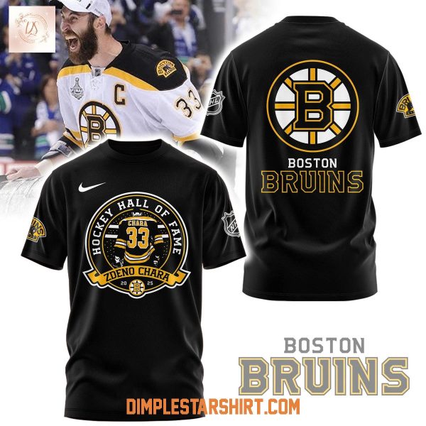 Boston Bruins x Zdeno Chara Hockey Hall Of Fame Hoodie Shirt