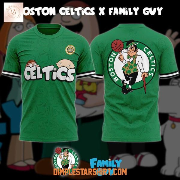 Boston Celtics x Family Guy 2025 Hoodie T Shirt