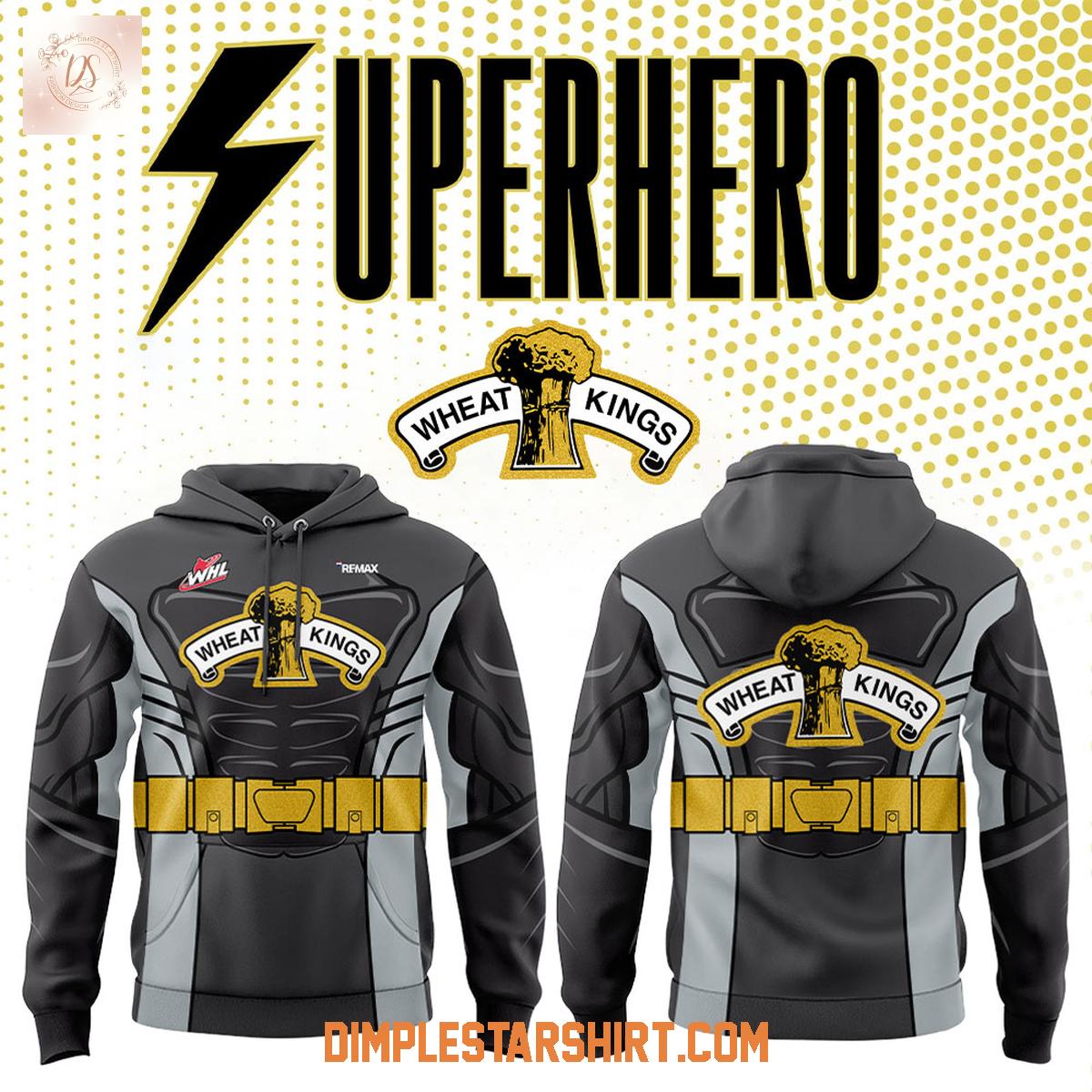 Brandon Wheat Kings Superhero Night 2025 Hoodie T-Shirt Brandon Wheat Kings Superhero Night 2025 Hoodie T-Shirt