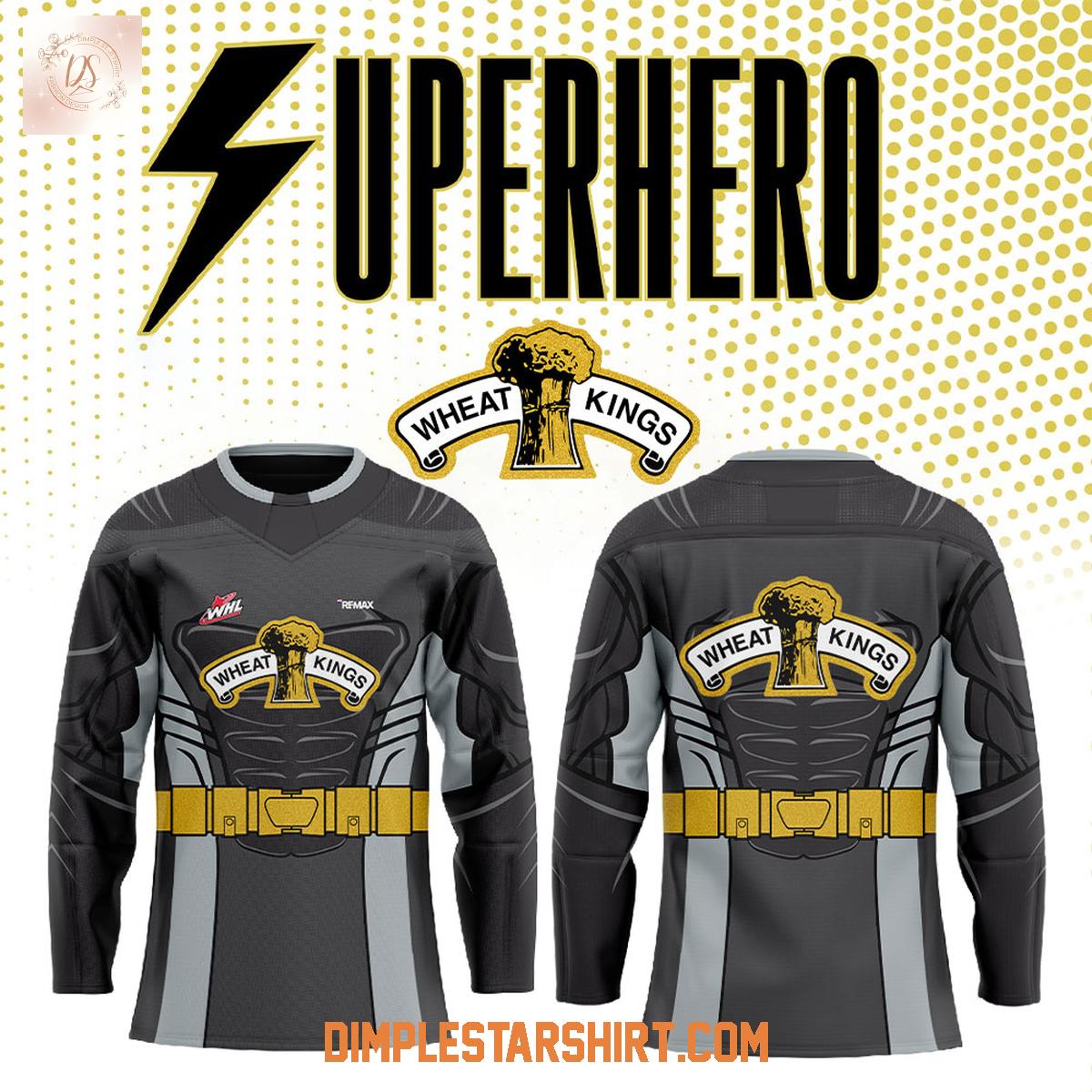 Brandon Wheat Kings Superhero Night 2025 Jersey Brandon Wheat Kings Superhero Night 2025 Jersey