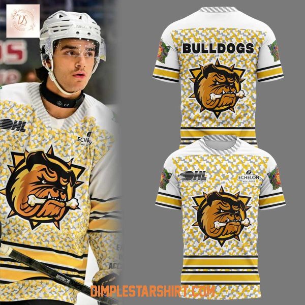 Brantford Bulldogs Military Appreciation Night 2025 Shirt