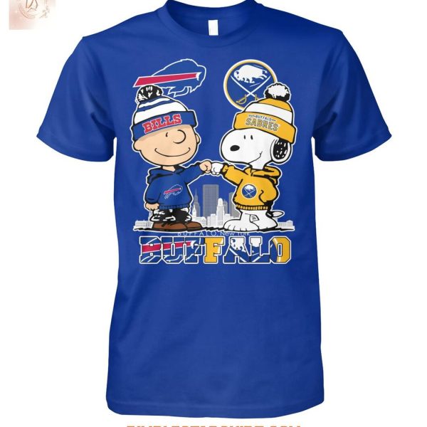Buffalo Bills And Sabres x Snoopy Christmas T Shirt