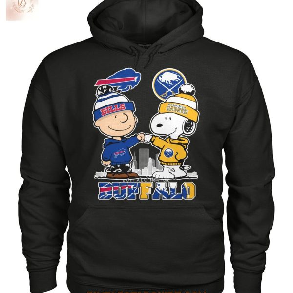 Buffalo Bills And Sabres x Snoopy Christmas T Shirt