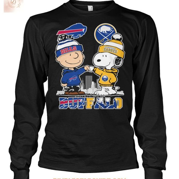 Buffalo Bills And Sabres x Snoopy Christmas T Shirt
