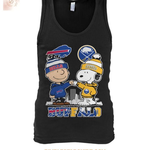 Buffalo Bills And Sabres x Snoopy Christmas T Shirt