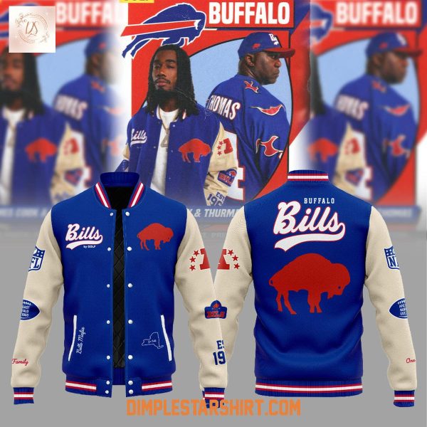 Buffalo Bills By GOLF Collection Baseball Jacket