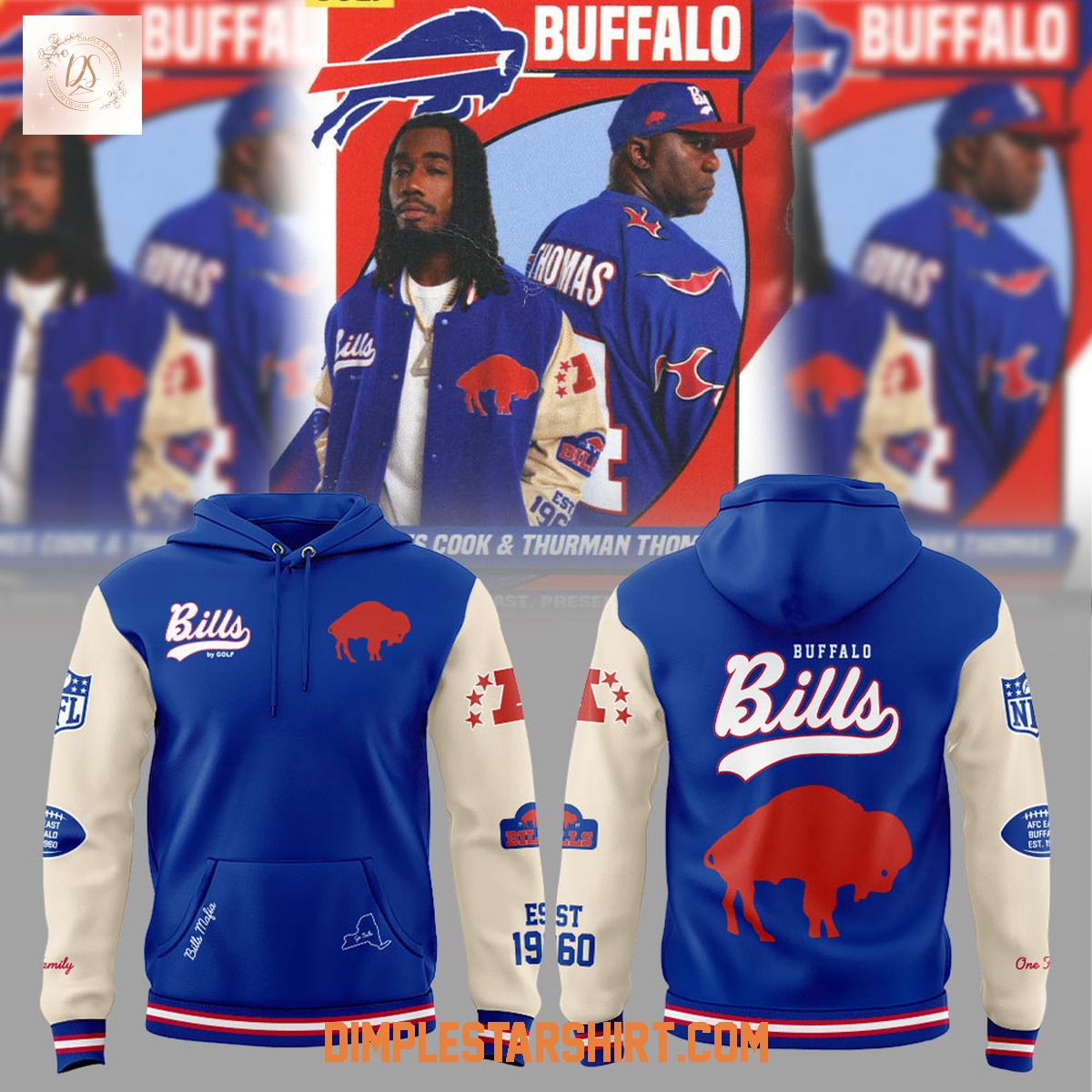 Buffalo Bills By GOLF Collection Hoodie T-Shirt Buffalo Bills By GOLF Collection Hoodie T-Shirt