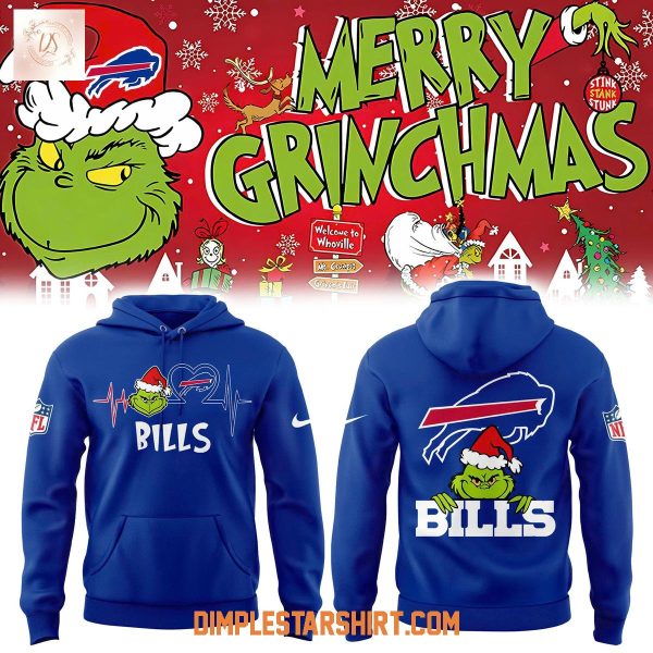 Buffalo Bills Merry Grinchmas Hoodie Shirt