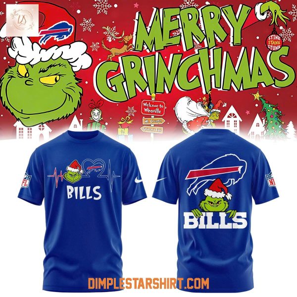 Buffalo Bills Merry Grinchmas Hoodie Shirt
