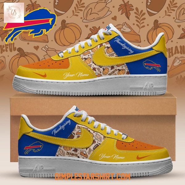 Buffalo Bills Thanksgiving Day 2025 Air Force 1 Shoes