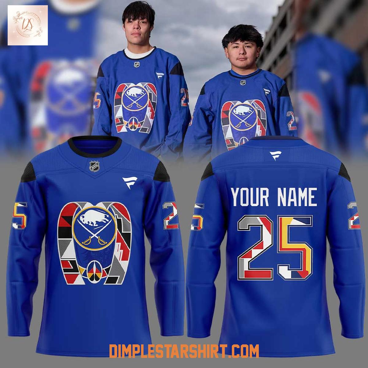Buffalo Sabres Celebrations Native American Heritage Night 2025 Jersey Buffalo Sabres Celebrations Native American Heritage Night 2025 Jersey
