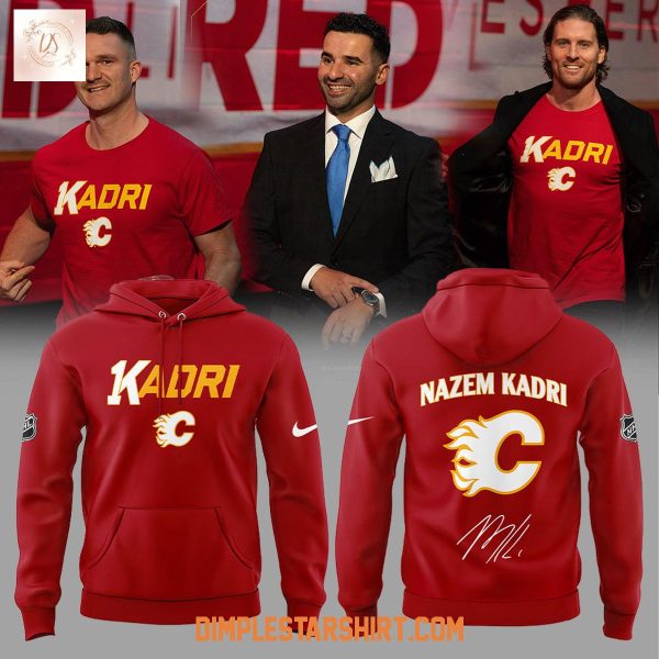 Calgary Flames Nazem Kadri 1000th Game 2025 Hoodie Shirt