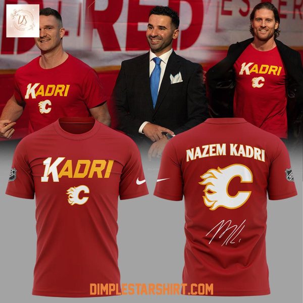 Calgary Flames Nazem Kadri 1000th Game 2025 Hoodie Shirt