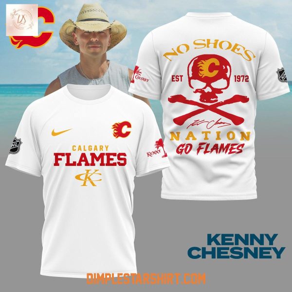 Calgary Flames x Kenny Chesney No Shoes Nation Shirt