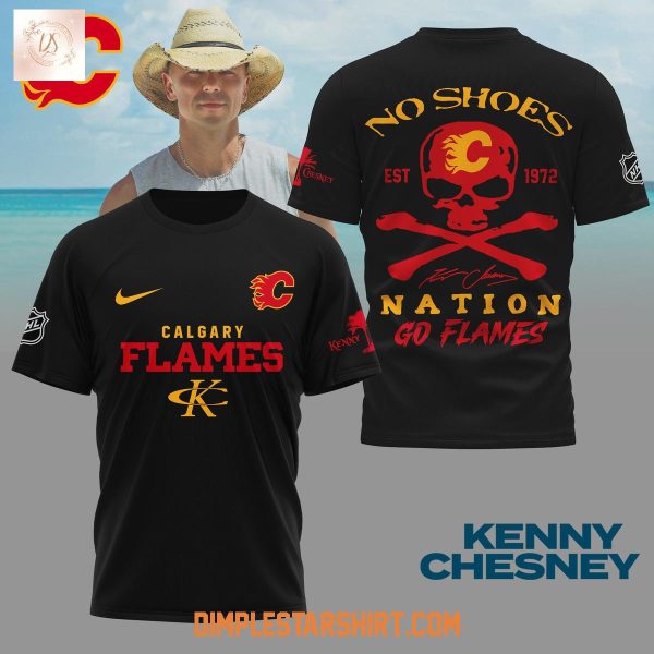 Calgary Flames x Kenny Chesney No Shoes Nation Shirt