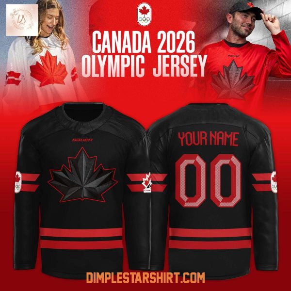 Canada Olympic Hockey 2026 Custom Jersey
