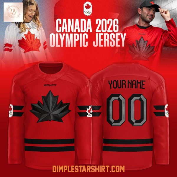 Canada Olympic Hockey 2026 Custom Jersey