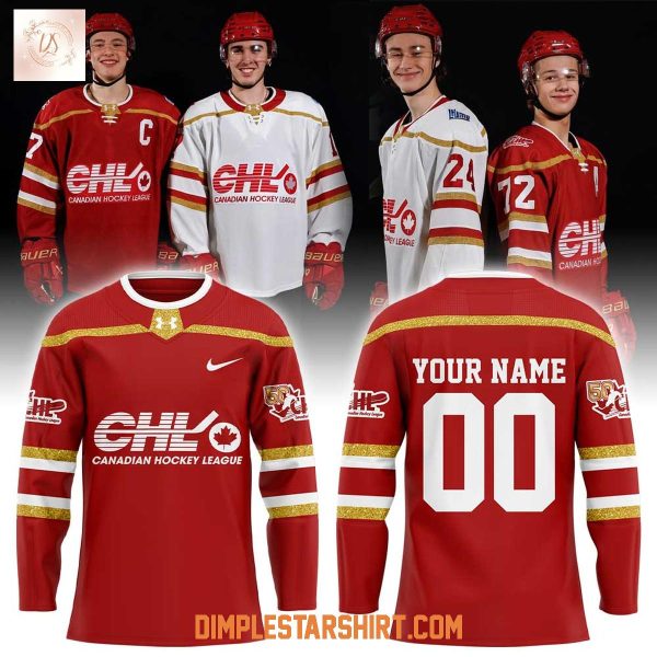 Canadian Hockey League 50th Celebration Custom Hockey Jersey