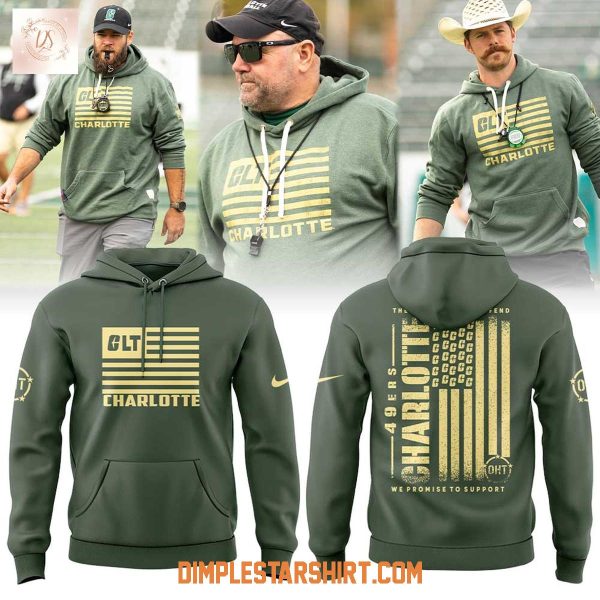 Charlotte Football Military Appreciation 2025 Hoodie Shirt