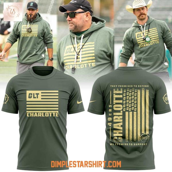 Charlotte Football Military Appreciation 2025 Hoodie Shirt