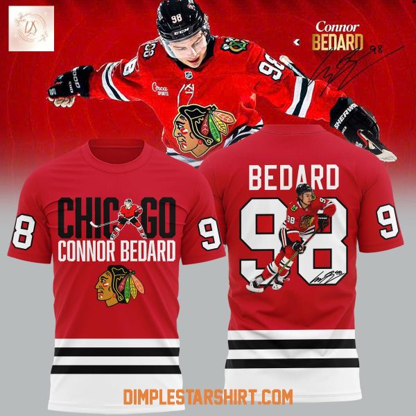 Chicago Blackhawks Connor Bedard 98 Hoodie Shirt
