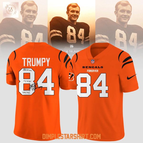 Cincinnati Bengals RIP Bob Trumpy Forever 80 Football Jersey