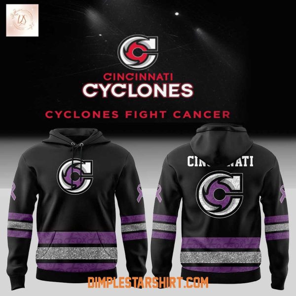 Cincinnati Cyclones Fight Cancer Hockey 2025 Hoodie T-Shirt