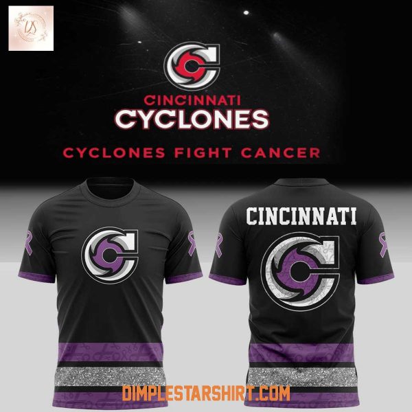 Cincinnati Cyclones Fight Cancer Hockey 2025 Hoodie T Shirt