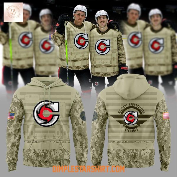 Cincinnati Cyclones Military Appreciation 2025 Hoodie T-Shirt