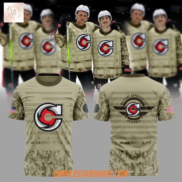 Cincinnati Cyclones Military Appreciation 2025 Hoodie T Shirt