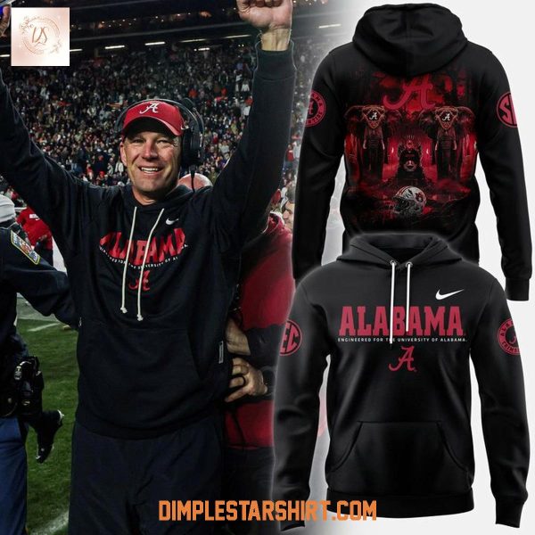 Coach Kalen DeBoer Alabama Crimson Tide Sideline Hoodie Shirt