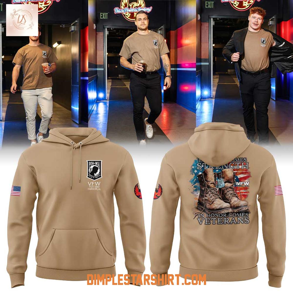 Coachella Valley Firebirds American Legion Post 739 Military In Honor Comes Veterans Hoodie Shirt Coachella Valley Firebirds American Legion Post 739 Military In Honor Comes Veterans Hoodie Shirt