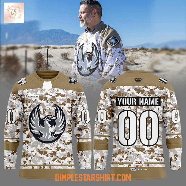 Coachella Valley Firebirds Military Appreciation Night Hockey Jersey