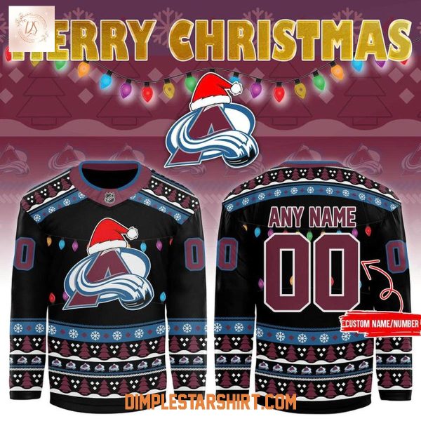 Colorado Avalanche Merry Christmas 2025 Hockey Jersey