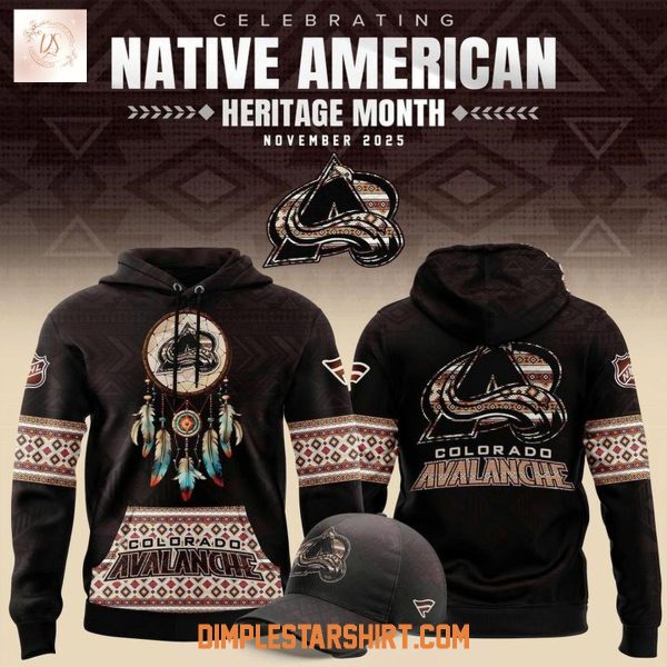 Colorado Avalanche Native American Heritage 2025 Hoodie Shirt