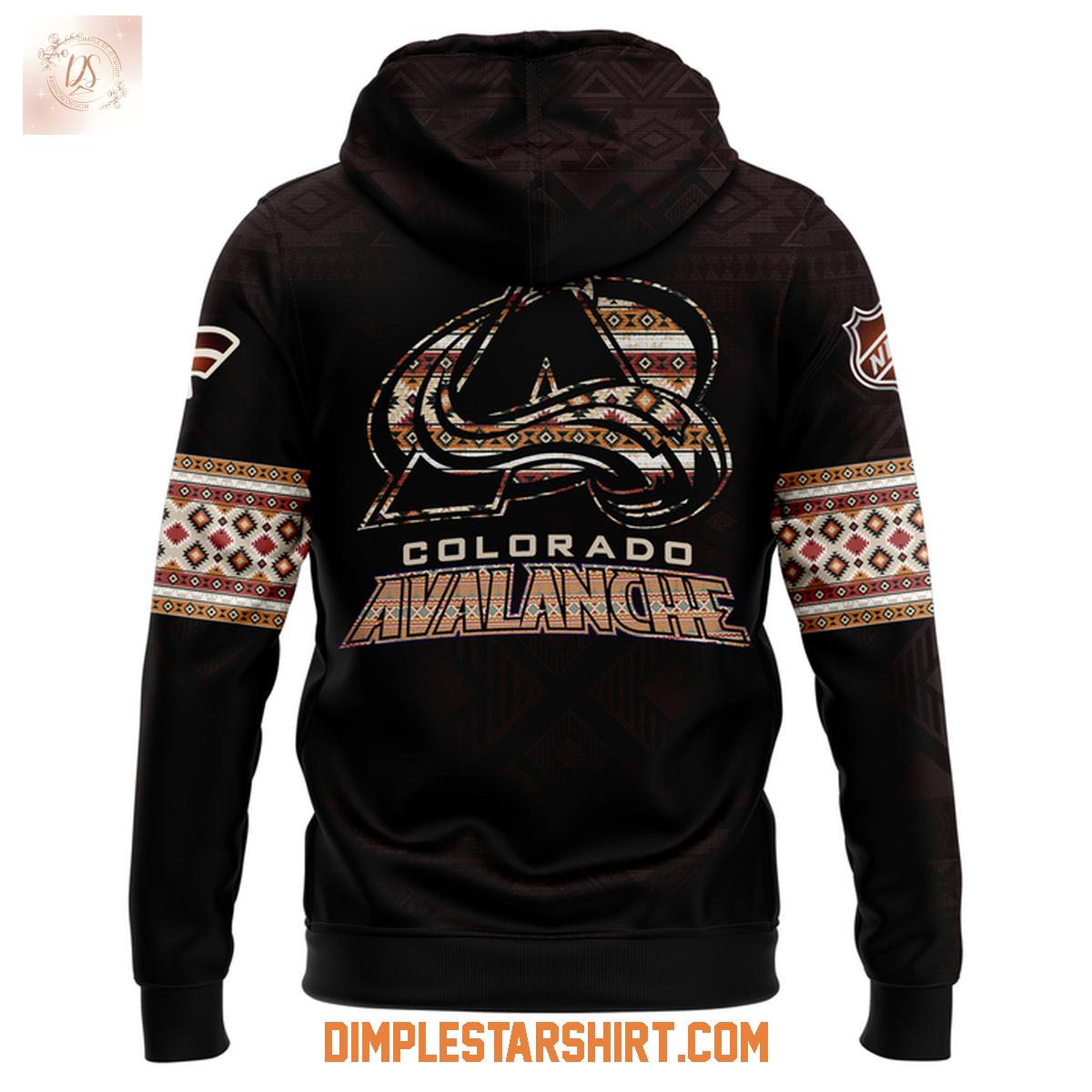 Colorado Avalanche Native American Heritage 2025 Hoodie Shirt