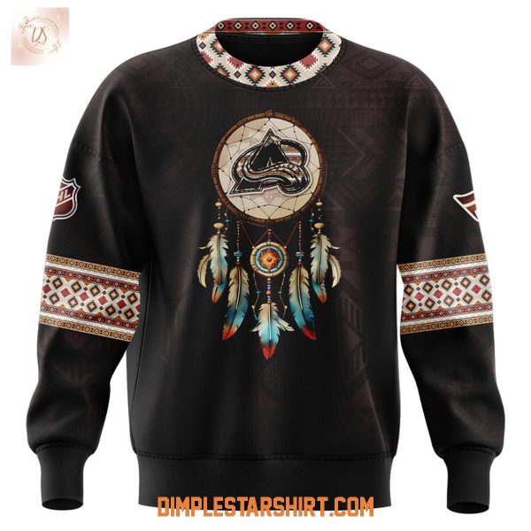 Colorado Avalanche Native American Heritage 2025 Hoodie Shirt