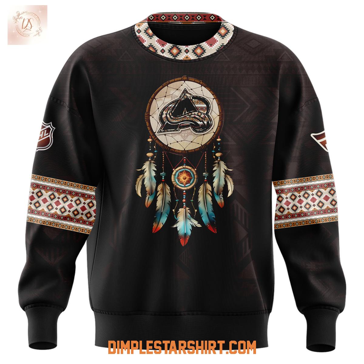 Colorado Avalanche Native American Heritage 2025 Hoodie Shirt